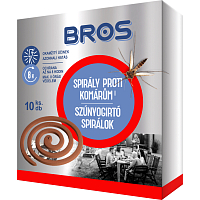Bros Spirala przeciw owadom latającym, 10 szt.