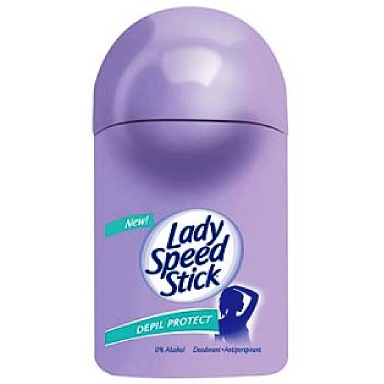 Lady Speed Stick Depil Protect kuličkový antiperspirant deodorant roll-on pro ženy 50 ml
