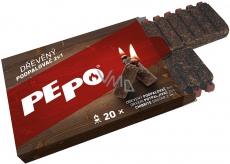Pe-Po Podpalacz 2w1 drewniany 20 podpałów