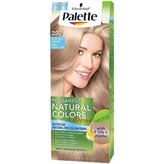 Schwarzkopf Palette Permanent Natural Colors barva na vlasy 220 Růžový pastelově plavý