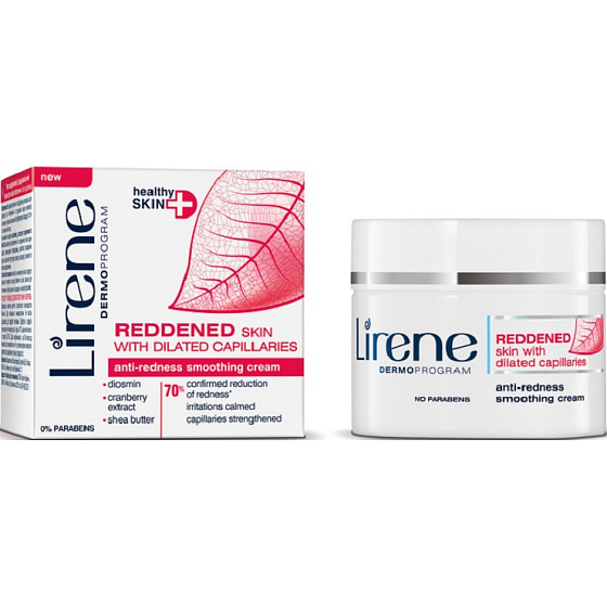 Lirene Healthy Skin+ vyhlazující krém proti zarudnutí 50 ml