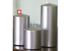 Lima Metal Serie świeczka srebrna walec 80 x 150 mm 1 sztuka