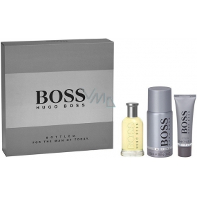 Hugo Boss No.6 Bottled toaletní voda pro muže 50 ml + sprchový gel 50 ml + deodorant sprej 150 ml, dárková sada