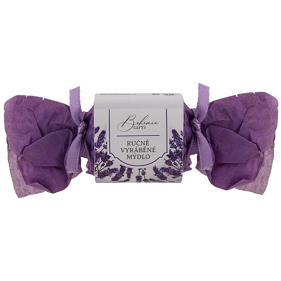 Bohemia Gifts Levandule ručně vyráběné toaletní mýdlo bonbon 30 g