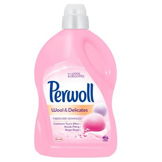 Perwoll Wool & Delicates prací gel na vlnu a hedváb 45 dávek 2,7 l