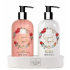 Scottish Fine Soaps Spiced Apple - Korzenne Jabłko płynne mydło dozownik 300 ml + mleko do rąk dozownik 300 ml, zestaw duo