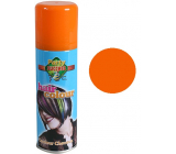 Lak do włosów kolorowy Pomarańczowy 125 ml spray