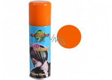 Lak do włosów kolorowy Pomarańczowy 125 ml spray