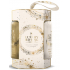 Grace Cole Bergamot, Ginger & Lemongrass mycí gel 100 ml + tělový krém 100 ml + mycí houba, kosmetická sada pro ženy