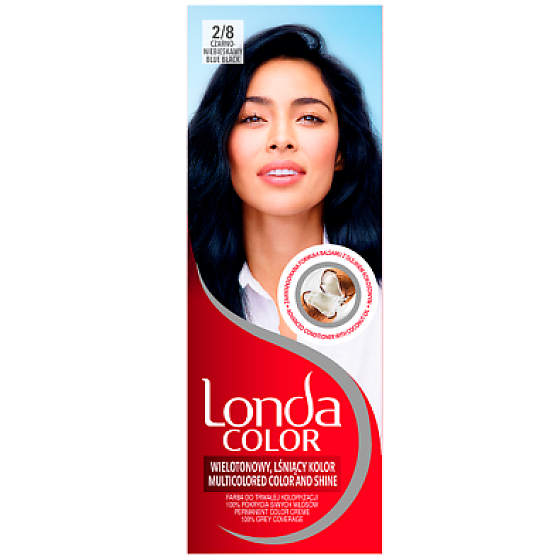 Londa Color farba do włosów 2/8 Niebiesko-czarna