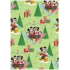 Ditipo Dárkový balicí papír 70 x 200 cm Vánoční Disney Mickey, Minnie v srdíčku světle zelený
