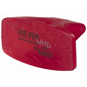 Fre Pro Bowl Clip Jablko a skořice vonný WC závěs tmavě červená 10 x 5 x 6 cm 55 g Fre Pro Bowl Clip Jablko a skořice vonný WC závěs tmavě červená 10 x 5 x 6 cm 55 g