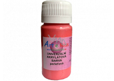 Art e Miss Uniwersalna farba akrylowa perłowa 52 czerwona 40 g