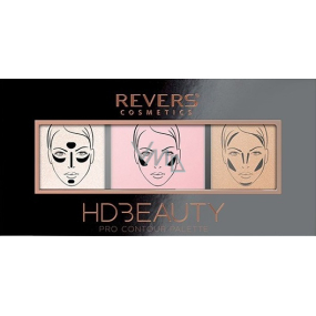 Revers HD Beauty Pro Contour Palette konturovací paletka 01 12 g