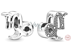 Zawieszka ze srebra próby 925 znak zodiaku Koziorożec, koralik do bransoletki