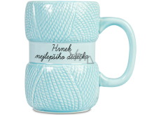 Albi Kubek najlepszego dziadka niebieski pleciony 400 ml