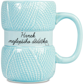 Albi Kubek najlepszego dziadka niebieski pleciony 400 ml