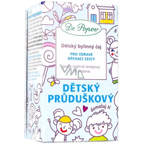 Dr. Popov Przędwędżę bylinna herbata dla zdrowych dróg oddechowych 20 x 1,5 g