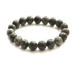 Yooperlit elastyczny bransoletka naturalny kamień, kulka 10 mm / 16 - 17cm, kamień prawdy