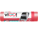 viGO worki na odpady o zapachu truskawki, 8 µ, 50 × 56 cm, 35 l, 26 sztuk