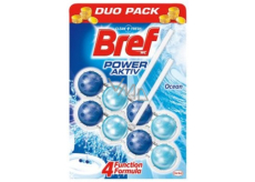 Bref 4 Power Aktiv Ocean WC blok pro hygienickou čistotu a svěžest Vaší toalety 2 x 50 g
