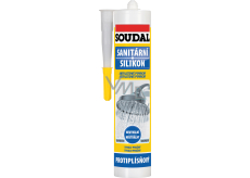 Soudal sanitární silikon neutrální, transparentní, 280 ml
