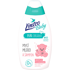 Linteo Baby myjące mleko i szampon Gentle Cleansing, 425 ml Linteo Baby myjące mleko i szampon Gentle Cleansing, 425 ml