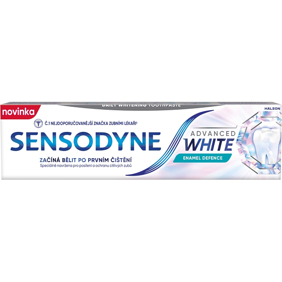 Sensodyne Advanced White Enamel Defence pasta do zębów dla wrażliwych zębów, 75 ml