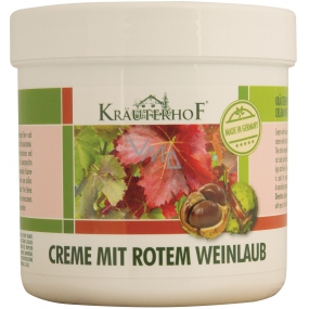 Krauterhof Krem z liści czerwonej winorośli i czerwonego kasztanu 250 ml