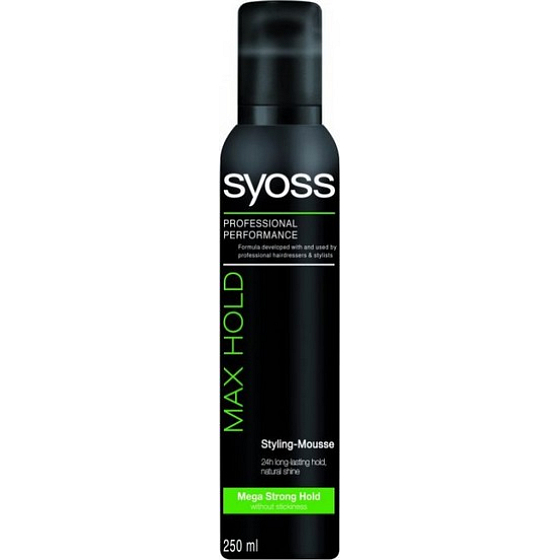 Syoss Max Hold megasilná fixace maximální kontrola pěnové tužidlo 250 ml