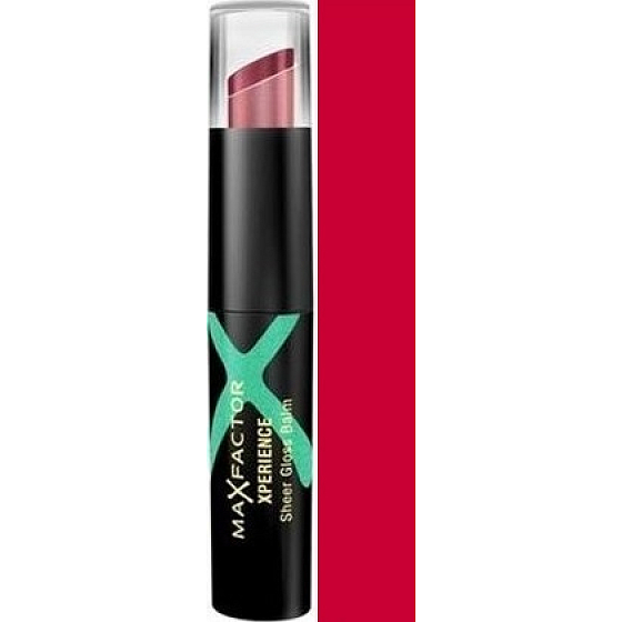 Max Factor Xperience Sheer Gloss Balm balzám na rty 04 Red Garnet 3,6 g