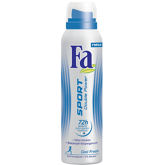 Fa Sport Double Power Cool Fresh antiperspitant deodorant sprej pro ženy 150 ml