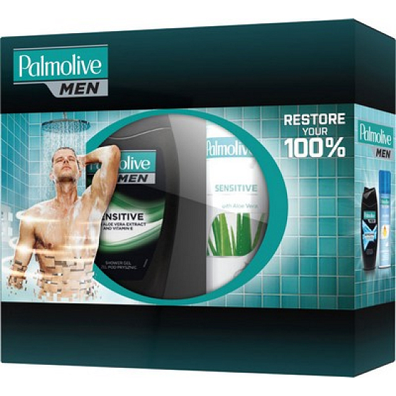 Palmolive Men Refreshing sprchový gel 250 ml + pěna 200 ml, kosmetická sada