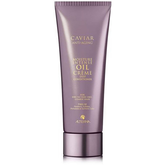 Alterna Caviar Moisture Intense Oil Creme Deep olejový kaviárový hydratační kondicionér pro velmi suché, hrubé, nepoddajné vlasy 207 ml