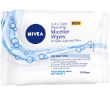 Nivea Micelarne chustici pleťowe chusteczki 3w1, 25 sztuk