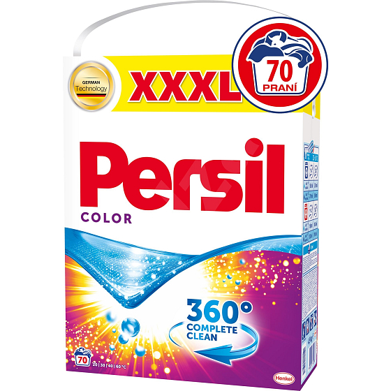 Persil 360° Complete Clean Color prací prášek na barevné prádlo box 70 dávek 4,55 kg