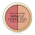 Max Factor Miracle Cheek Duo krémová tvářenka a rozjasňovač 20 Brown Peach & Champagne 11 g