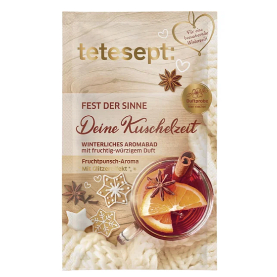 Tetesept Zimní hýčkání sůl do koupele 60 g