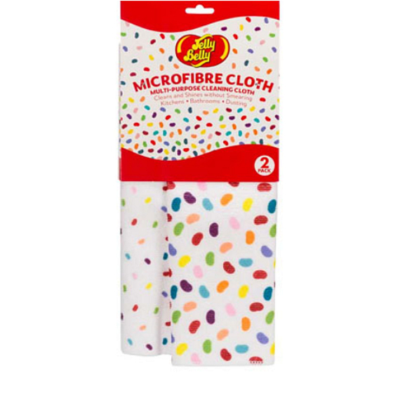 Jelly Belly Microfibre Cloth univerzální utěrka z mikrovlákna 32 x 32 cm 2 kusy