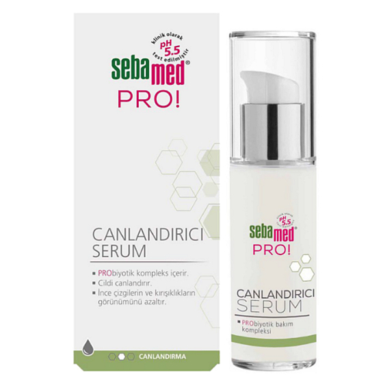 SebaMed PRO! vitální sérum zmírňuje příznaky stárnutí 30 ml