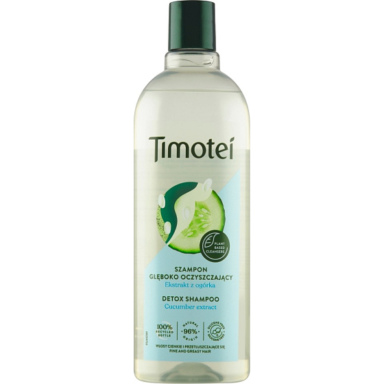 Timotei Svěží okurka šampon pro jemné a rychle se mastící vlasy 400 ml