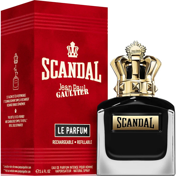Jean Paul Gaultier Scandal Le Parfum pour Homme woda perfumowana napełniany flakon dla mężczyzn 100 ml