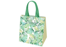 Torba zakupowa 34 x 34 x 22 cm mocne liście