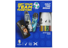 Rexona Euro 2024 Advanced Protection Cobalt Dry antiperspirant sprej + Axe Dark Temptation żel pod prysznic + Dove Men +Care Invisible Fresh antiperspirant sprej 150ml + termoláhev zestaw prezentowy dla mężczyzn