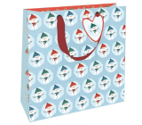 Nekupto Torba prezentowa luksusowa 23 x 23 cm Śnieżynki