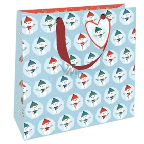 Nekupto Torba prezentowa luksusowa 23 x 23 cm Śnieżynki