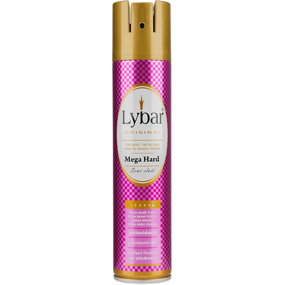 Lybar Mega mocno utrwalający lak do włosów 250 ml