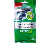Wilkinson Extra 3 Sensitive maszynka do golenia jednorazowa 3 ostrza 4 sztuki