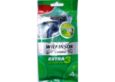 Wilkinson Extra 3 Sensitive maszynka do golenia jednorazowa 3 ostrza 4 sztuki