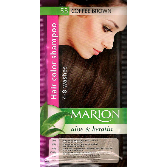Marion Szampon tonujący 53 Kawowy brąz 40 ml